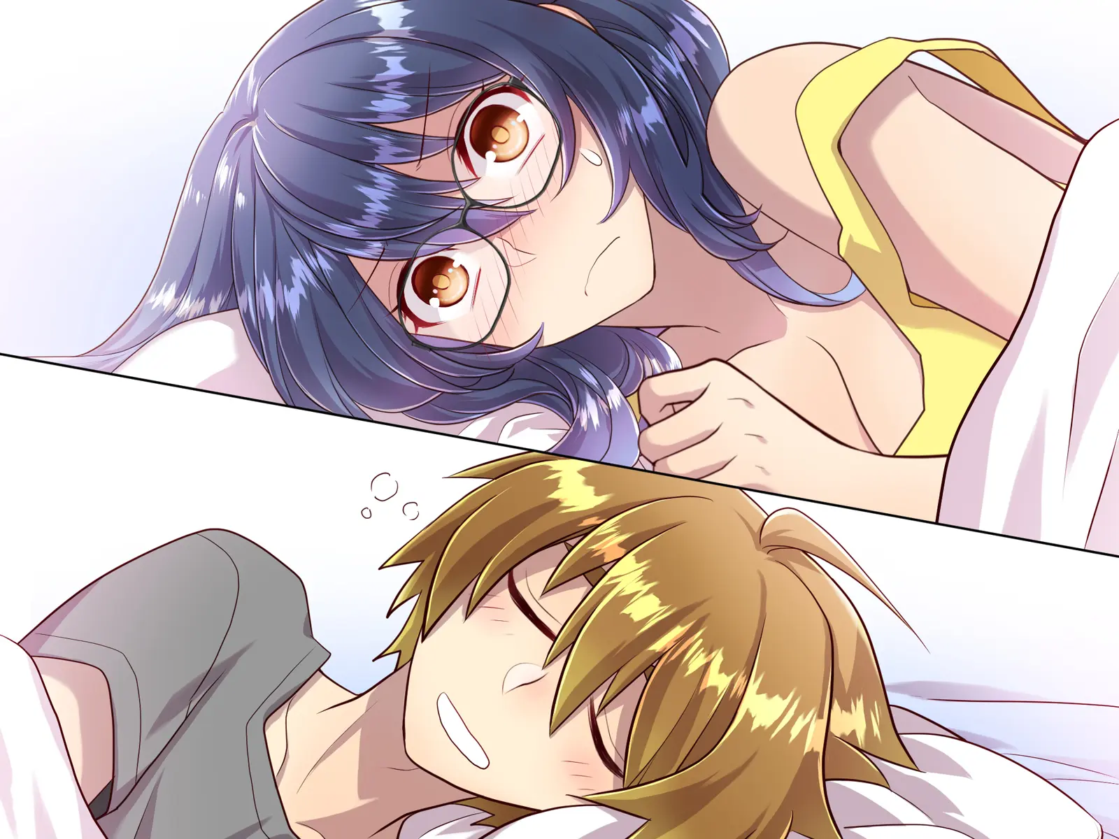 Noroi De Nyotaika Shita Megane De Noppona Ore Ga Namaiki Kouhai To H Suru Koto Ni Natta Koto No Tenmatsu | 저주로 여체화해버린 안경에 키다리인 내가 건방진 후배와 H 해버리게 된 사건의 전말